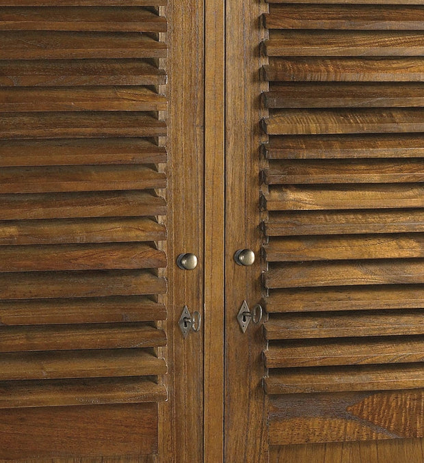 Moycor Dulap din lemn si furnir, cu 2 usi si 1 sertar, Star Nuc, l108xA50xH200 cm