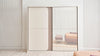 Dogtas Dulap din pal cu 2 usi glisante si oglinda, Nicole Large Crem, l243xA69,1xH219,7 cm