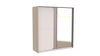 Dogtas Dulap din pal cu 2 usi glisante si oglinda, Nicole Small Crem, l213xA69,1xH219,7 cm