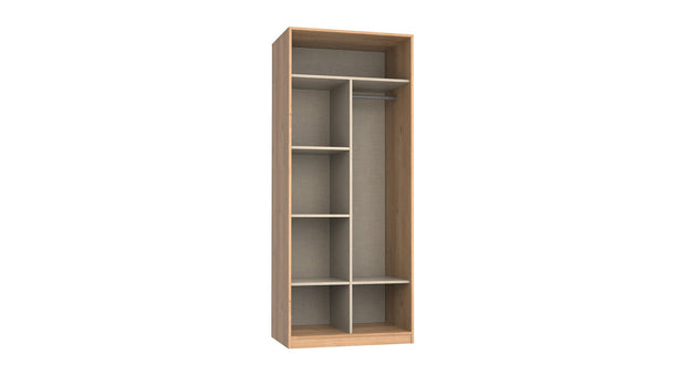 Dogtas Dulap din pal cu 2 usi, Mayer Dafne Natural, l90,6xA61,5xH219,4 cm