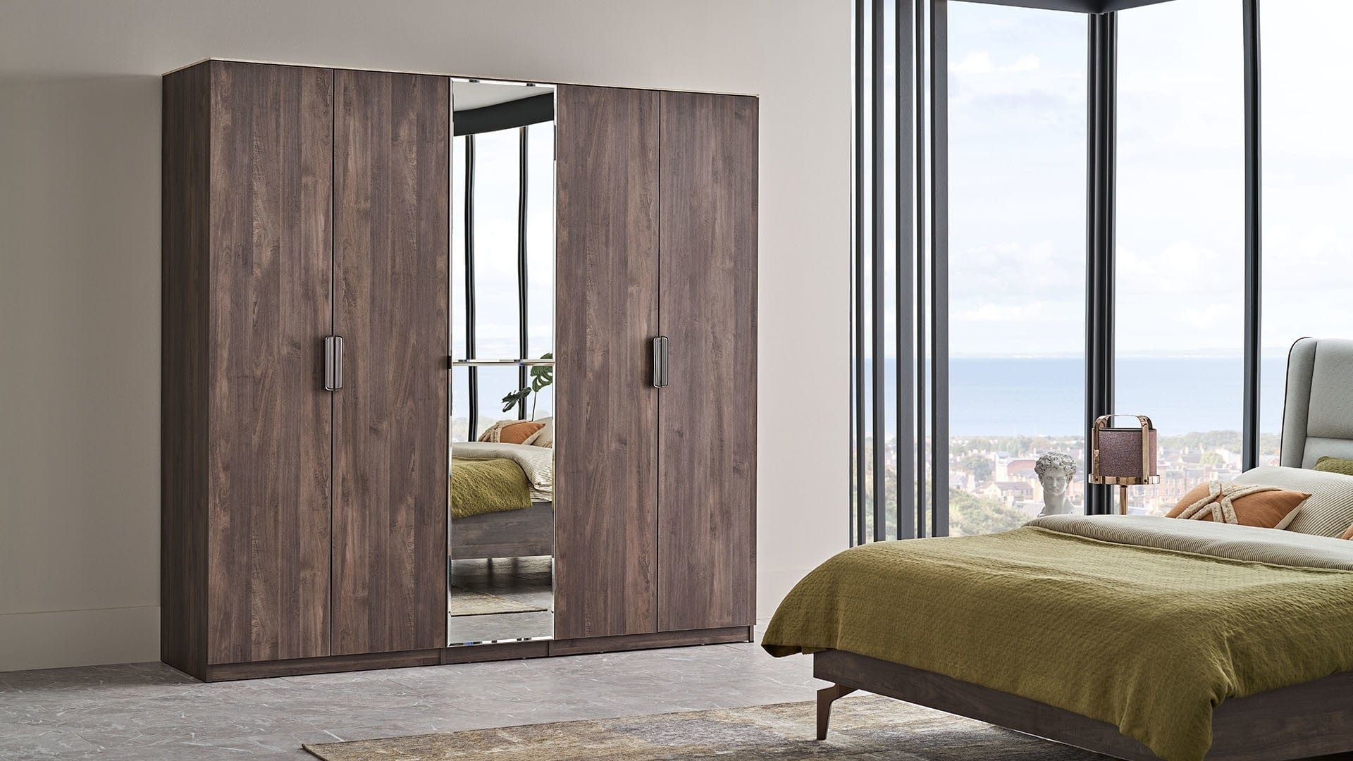 Dogtas Dulap din pal cu 2 usi, Piero Nuc, l90,4xA59,7xH218,7 cm