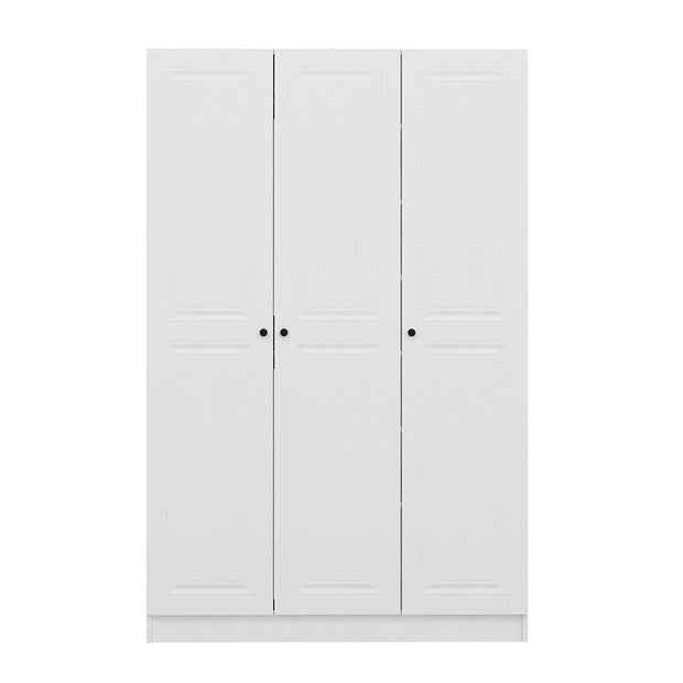 Asir Dulap din pal, cu 3 usi, Noah 8243 Alb, l135xA35xH210 cm