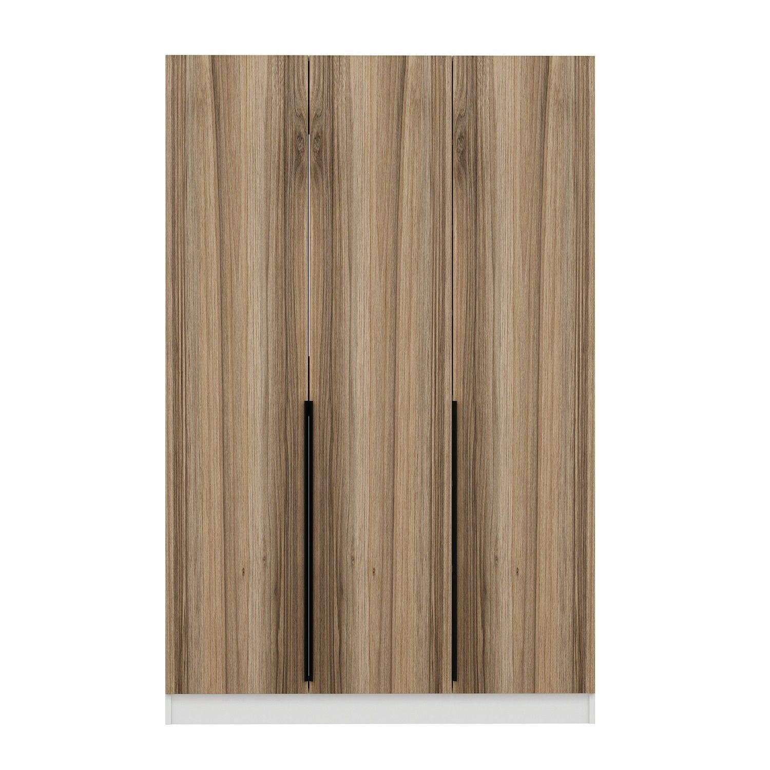 Asir Dulap din pal, cu 3 usi, Noah 8276 Nuc, l135xA35xH210 cm