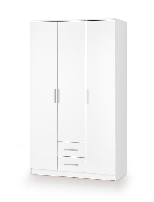 Halmar Dulap din pal cu 3 usi si 2 sertare Liamis S-3 Alb, l120xA52xH205 cm