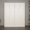 Dulap din pal, cu 4 usi, Noah 8233 Alb, l180xA35xH210 cm (1)