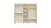 Dogtas Dulap din pal cu 5 usi, Toscana Moonstone Ivoir, l237,5xA63,5xH222,4 cm