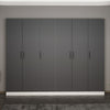 Dulap din pal, cu 6 usi, Noah 8214 Antracit, l270xA35xH210 cm (1)