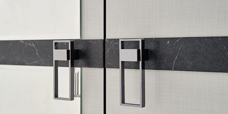 Dogtas Dulap din pal cu 6 usi si oglinda, Arora Koton Gri Deschis, l272,8xA62,4xH218,7 cm
