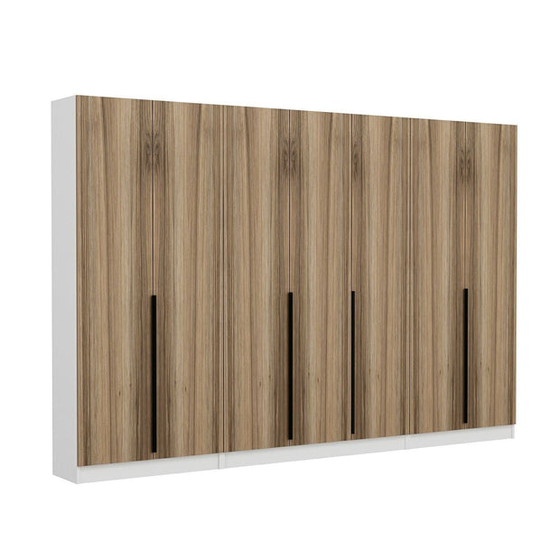 Asir Dulap din pal, cu 7 usi, Noah 8281 Nuc, l315xA35xH210 cm