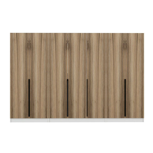 Asir Dulap din pal, cu 7 usi, Noah 8281 Nuc, l315xA35xH210 cm