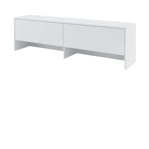 Lenart Dulap suspendat cu 2 usi, din pal, BC09 Small Horizontal Alb Mat, l211xA46xH60 cm