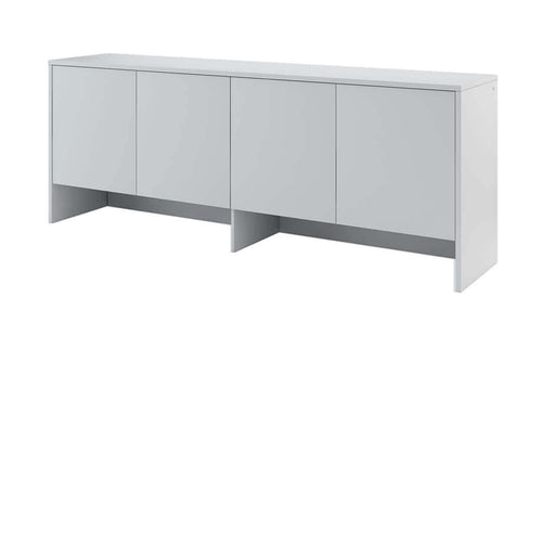 Lenart Dulap suspendat cu 4 usi, din pal, BC10 Medium Horizontal Gri Mat, l211xA46xH80 cm