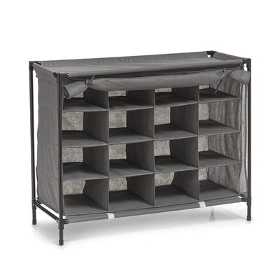 Zeller Dulap textil pentru incaltaminte, Vlies Small Gri, l84xA35xH66 cm