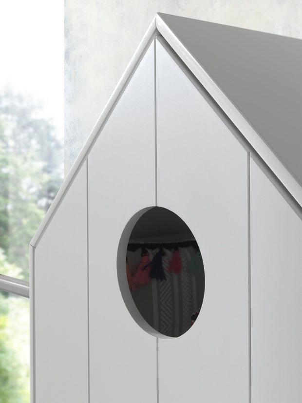 Vipack Dulap tip casuta din MDF, cu 1 usa pentru copii Casami Alb, l57,6xA37xH171,3 cm