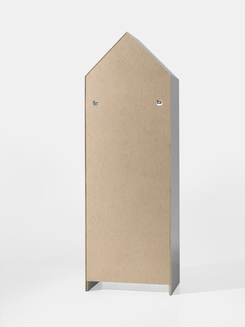 Dulap tip casuta din MDF, cu 1 usa pentru copii Casami Alb, l57,6xA37xH171,3 cm (17)