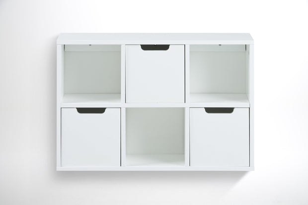 Etajera din MDF Mitra Alb, l58xA18xH39 cm