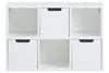Etajera din MDF Mitra Alb, l58xA18xH39 cm (3)