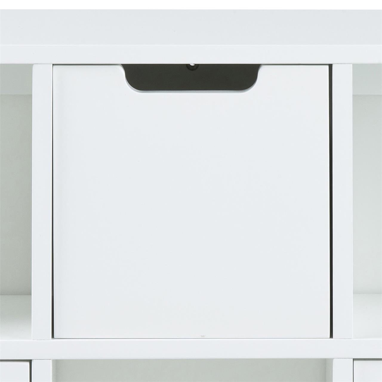 Etajera din MDF Mitra Alb, l58xA18xH39 cm (4)