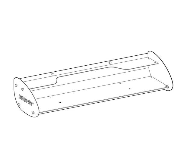 Cilek Etajera din pal si metal, pentru copii, Champion Racer Rosu / Gri, l91xA29xH21 cm