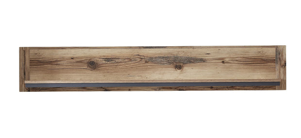 Innostyle Etajera suspendata din pal Pato Large Natural / Grafit, l184xA22xH26 cm