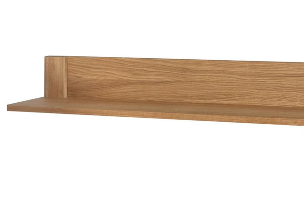 Szynaka Etajera suspendata din pal si furnir, Latina 35 Stejar Honey, l155xA24xH15 cm