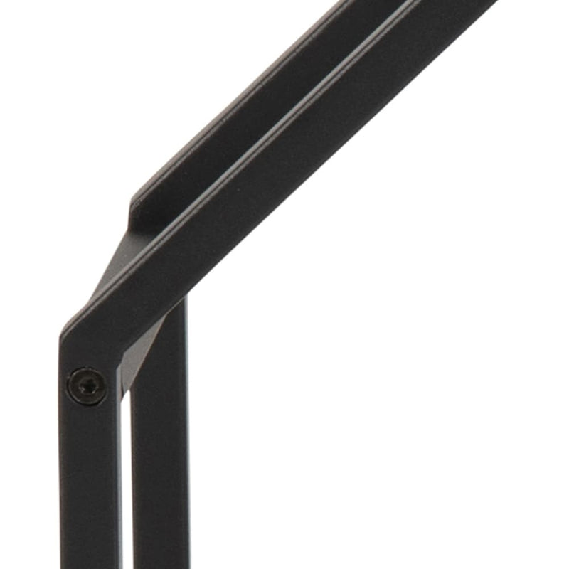 Etajera din metal si pal Seaford Octagon Stejar / Negru, l77xA20xH77 cm (5)