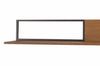 Etajera suspendata din pal si furnir, Pratto 35 Stejar Rustic, l180xA26xH25 cm (3)