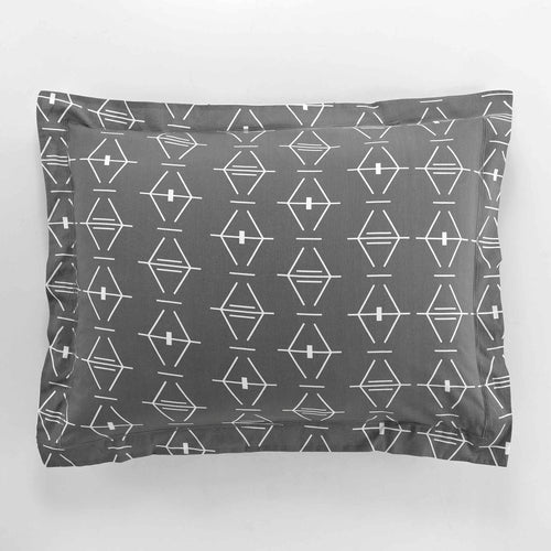 Fata de perna din bumbac, Aristide Oxford Antracit, 50 x 70 cm