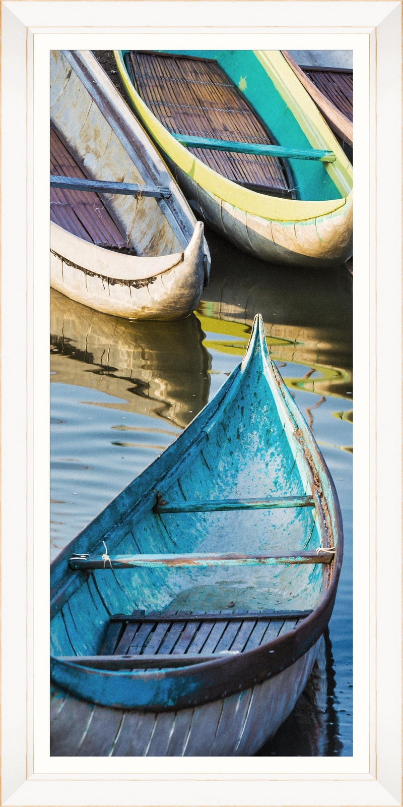 Tablou 3 piese Framed Art Fishing Boats (2)