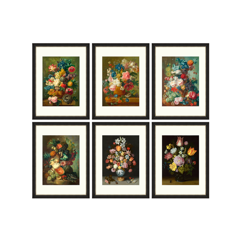 Tablou 6 piese Framed Art Flowers in Vase