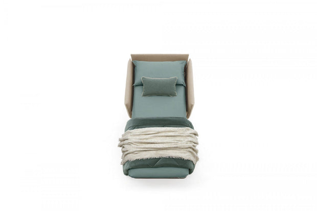 LeComfort Fotoliu extensibil, tapitat cu stofa, Noxar, l107xA97xH88 cm