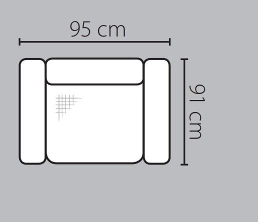 Fotoliu fix Chance, l95xA91xH90 cm (3)