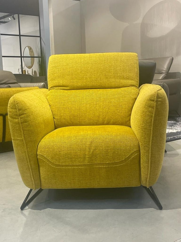 Corium Fotoliu fix Denver Galben, l105xA111xH84 cm