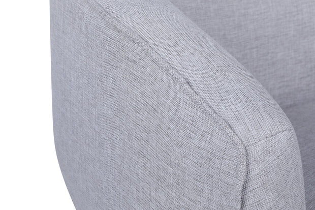 Fotoliu fix tapitat cu stofa, Bony Gri Deschis, l83xA72xH75 cm (6)