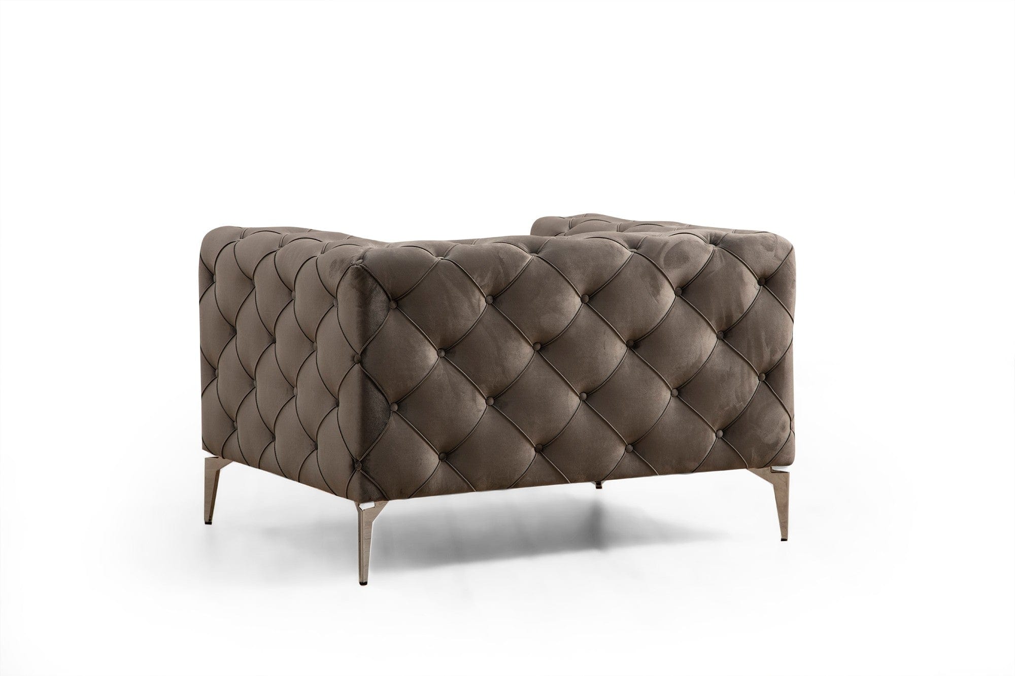 Fotoliu fix tapitat cu stofa, Como Velvet Antracit, l108xA90xH73 cm (2)