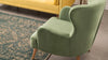 Asir Fotoliu fix tapitat cu stofa, Karina Verde Deschis, l73xA80xH87 cm