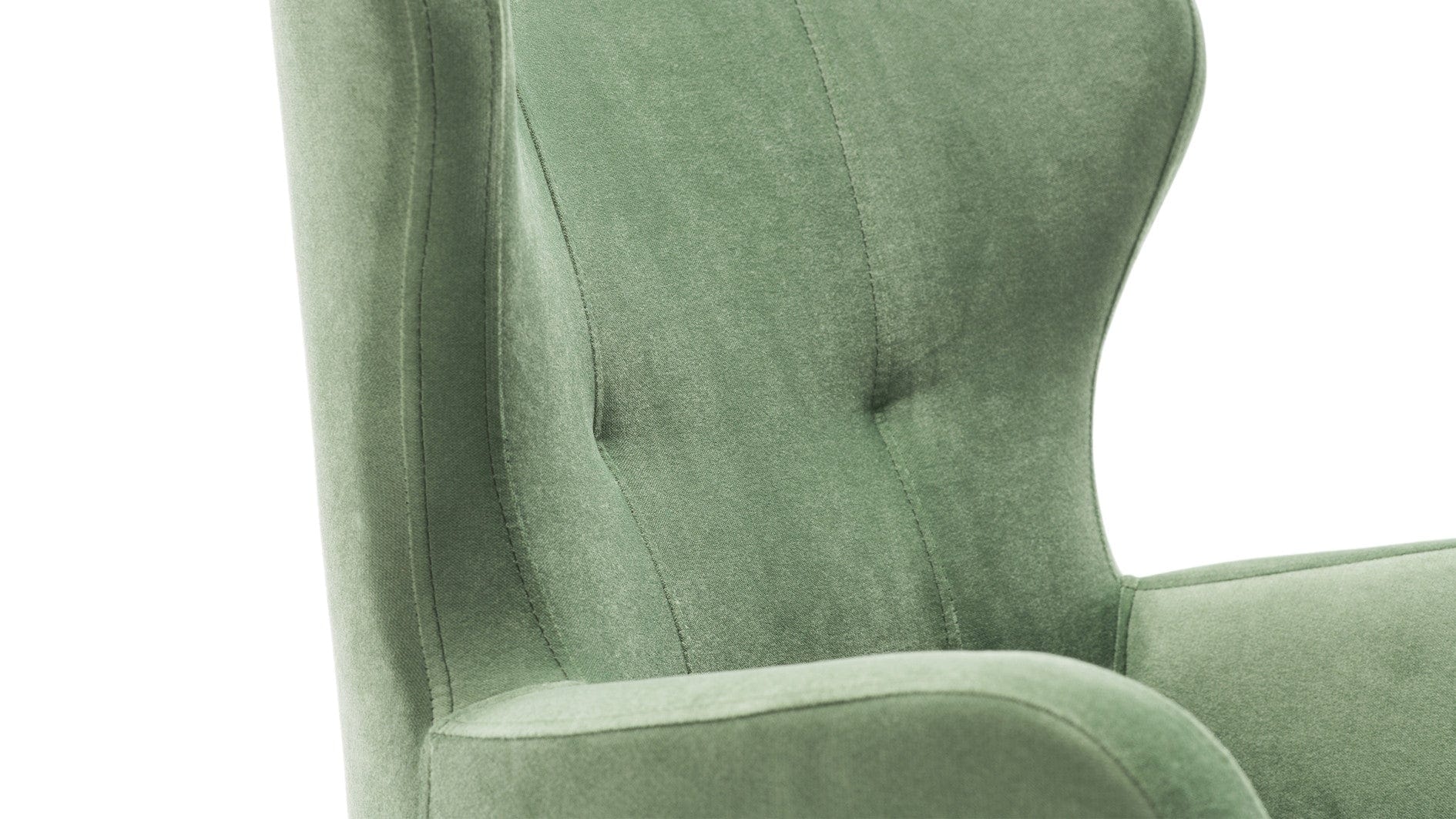 Asir Fotoliu fix tapitat cu stofa, Karina Verde Deschis, l73xA80xH87 cm