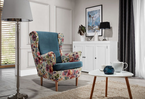 Fotoliu fix tapitat cu stofa, Mar Big l82xA85xH106 cm