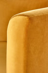 Fotoliu fix tapitat cu stofa si picioare din lemn, Cliffton II Velvet Mustariu / Natural, l66xA58xH64 cm (10)