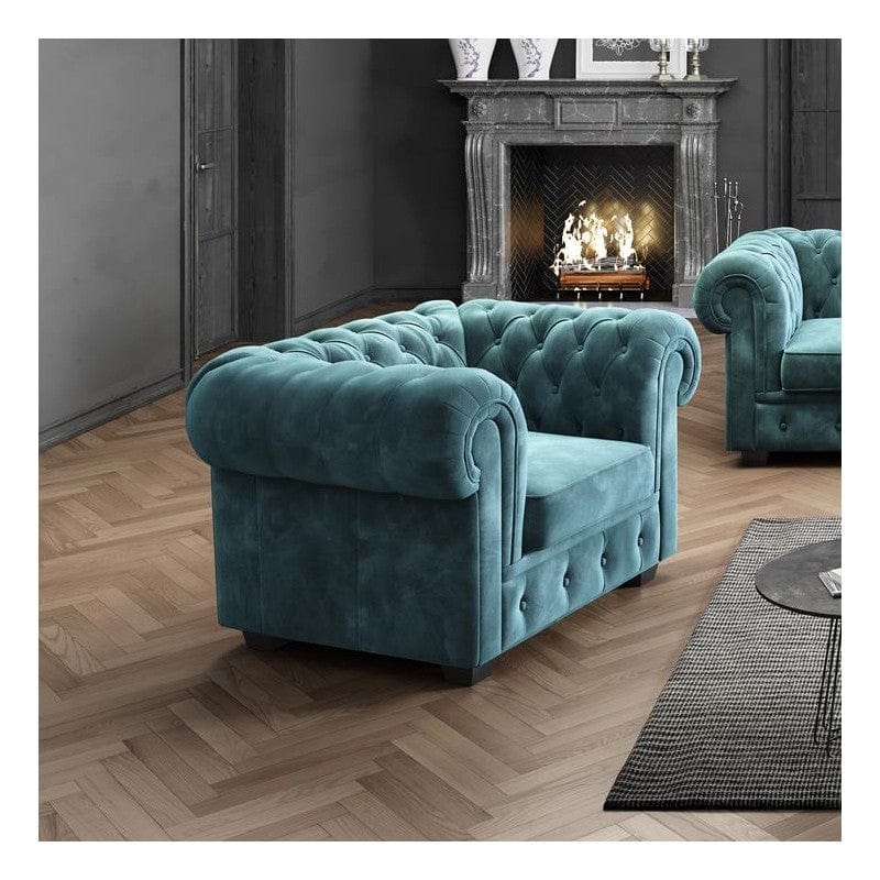 Wersal Fotoliu fix tapitat Mastera, l115xA100xH74 cm