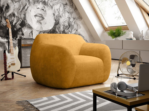 Wersal Fotoliu fix tapitat, Tedis, l117xA108xH77 cm