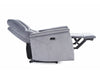 Fotoliu Recliner cu mecanism electric, functie masaj si port USB, tapitat cu stofa, Newlyn M Velvet Gri, l76xA94xH96 cm (3)