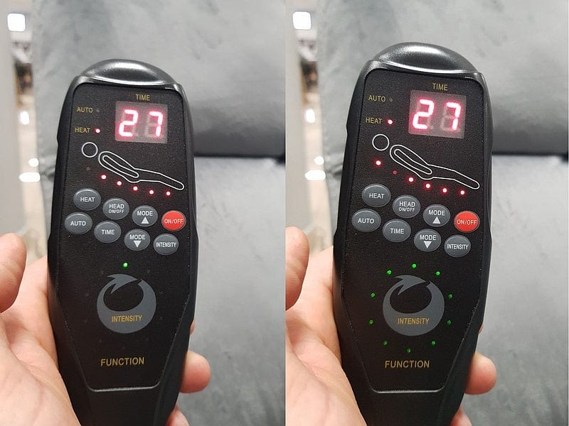 Fotoliu Recliner cu mecanism electric, functie masaj si port USB, tapitat cu stofa, Newlyn M Velvet Gri, l76xA94xH96 cm (6)