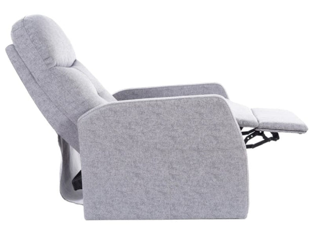 Signal Fotoliu Recliner tapitat cu stofa, Arezo Gri, l63xA76xH100 cm