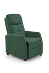 Halmar Fotoliu Recliner tapitat cu stofa, Filipo II Velvet Verde Inchis, l64xA84xH103 cm