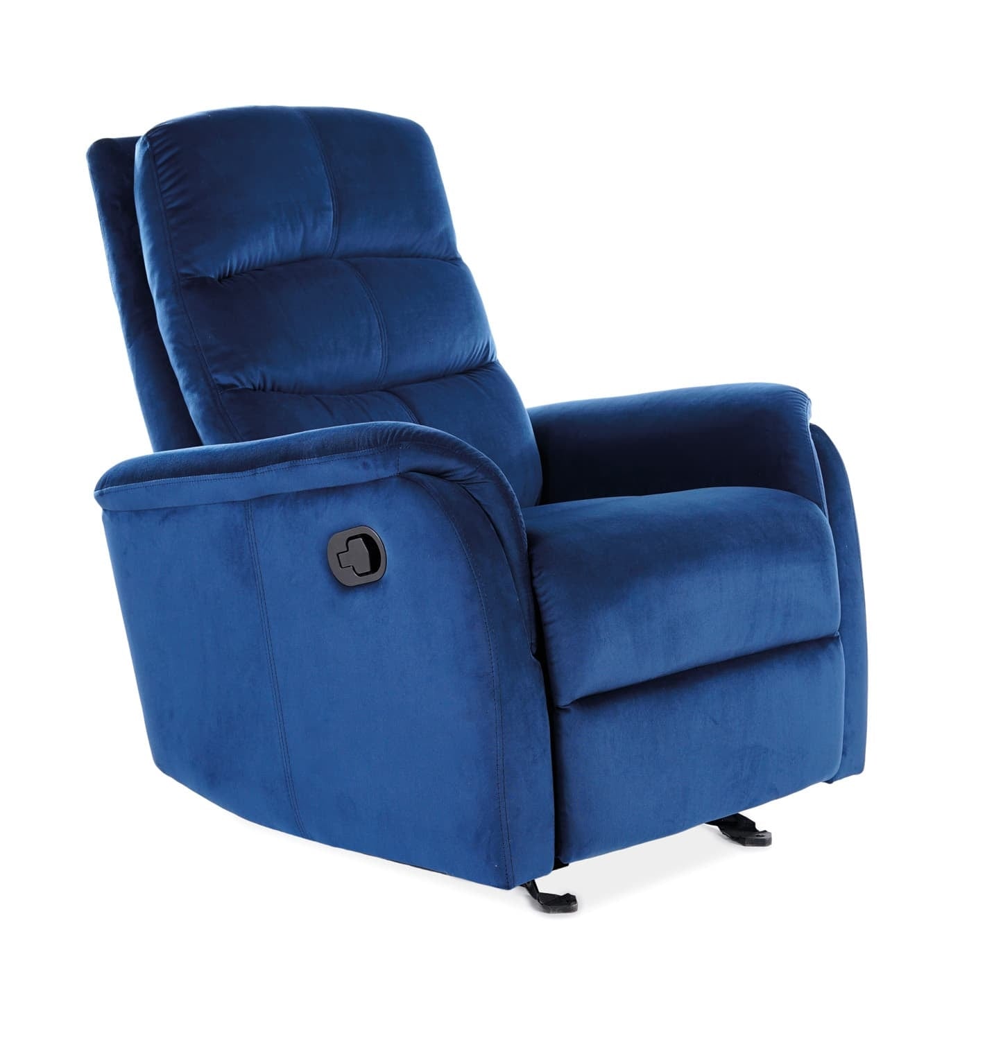 Signal Fotoliu Recliner tapitat cu stofa Jaron Velvet Bleumarin, l78xA98xH102 cm