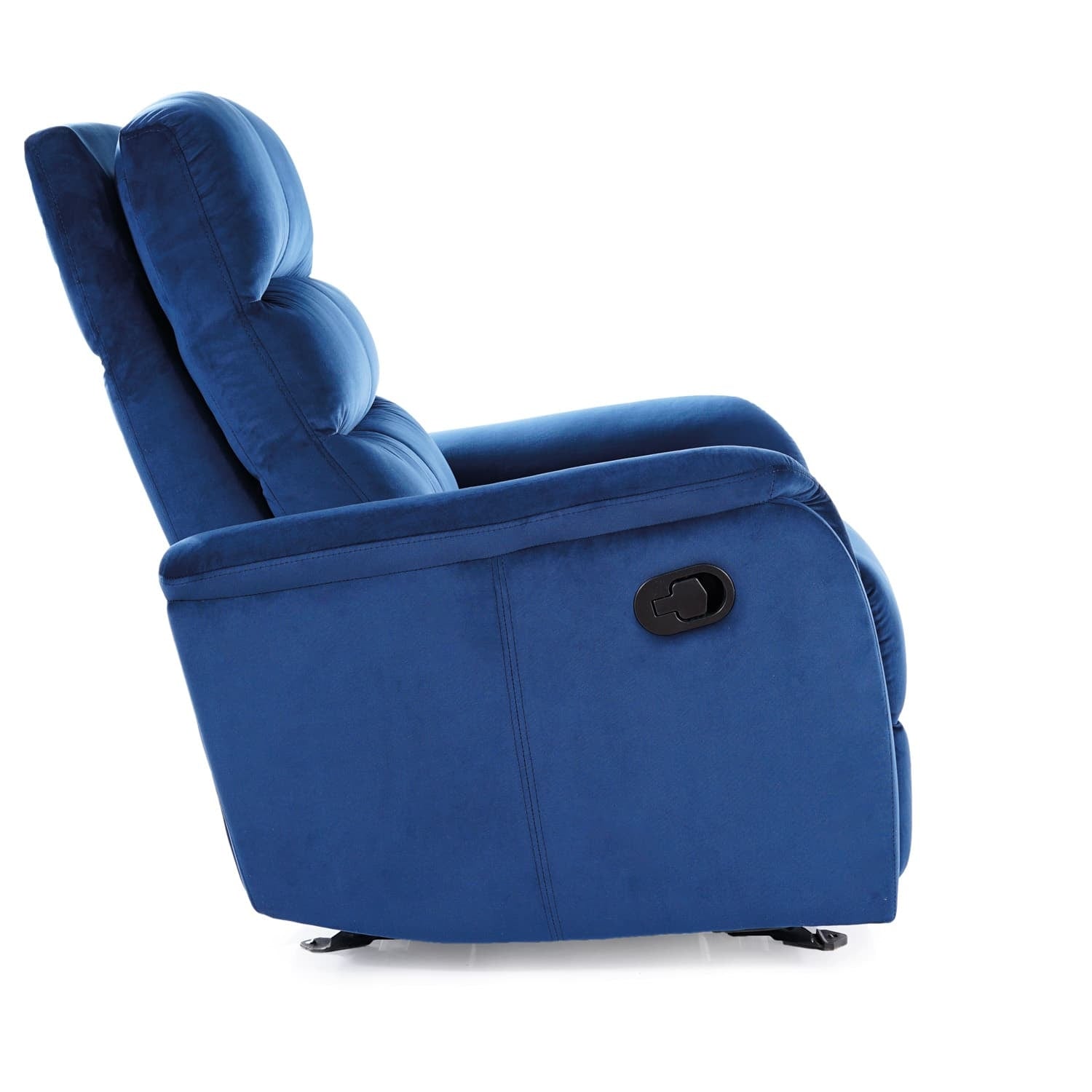 Signal Fotoliu Recliner tapitat cu stofa Jaron Velvet Bleumarin, l78xA98xH102 cm