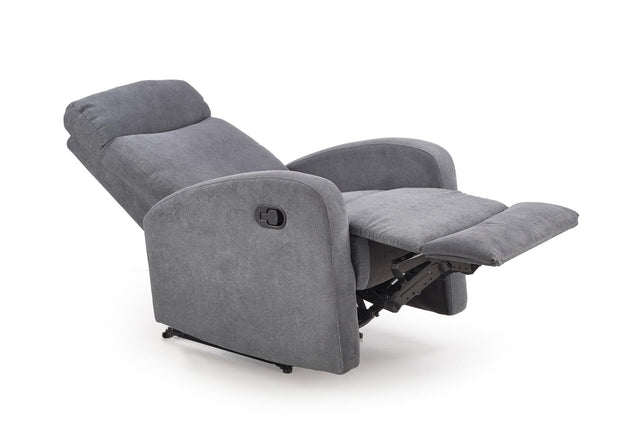 Fotoliu Recliner tapitat cu stofa Osmond 1S Gri inchis, l75xA95xH100 cm (1)