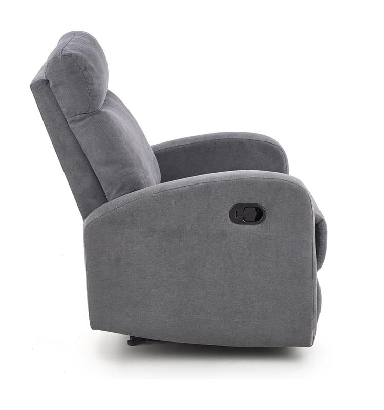 Halmar Fotoliu Recliner tapitat cu stofa Osmond 1S Gri inchis, l75xA95xH100 cm