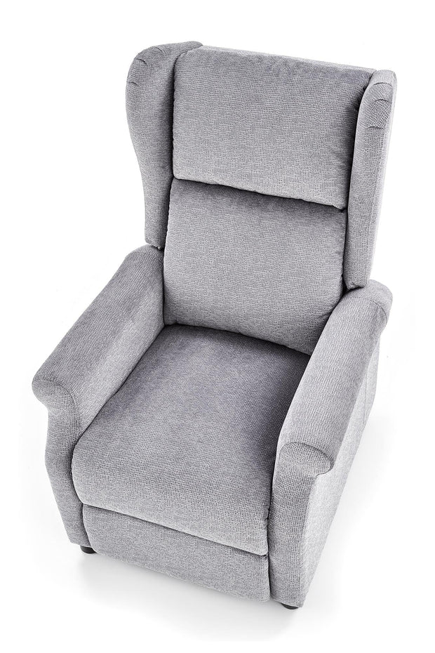 Halmar Fotoliu Recliner tapitat cu stofa si functie masaj, Agatha-M Gri, l75xA92xH107 cm